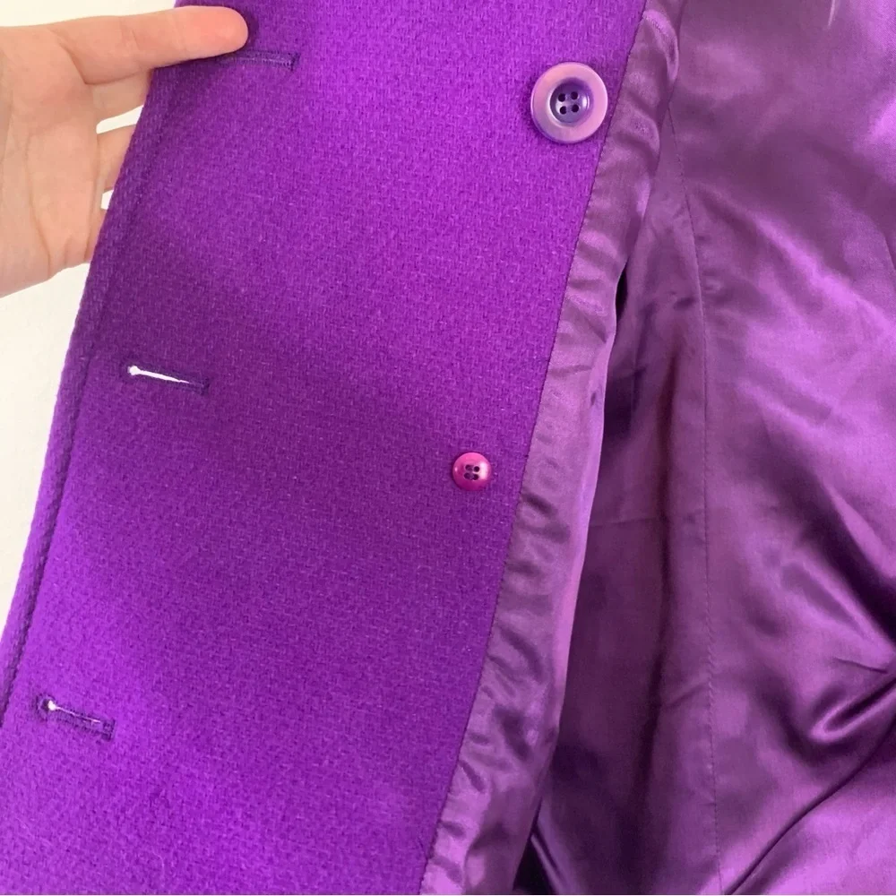 J.crew Womens purple stadium cloth pea cot 4 - Picture 10 of 12